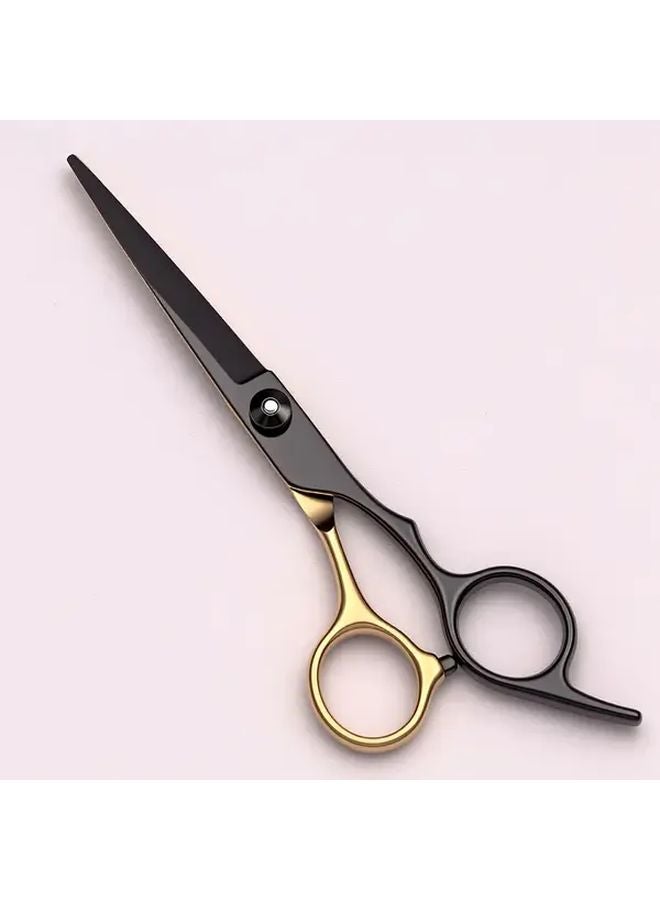 Black Blue Thinning Hair Scissors 6 Inch Professional Barber Shears 440C Stainless Steel Ultra Sharp Blades Ergonomic Grip Adjustable Tension - Image 3